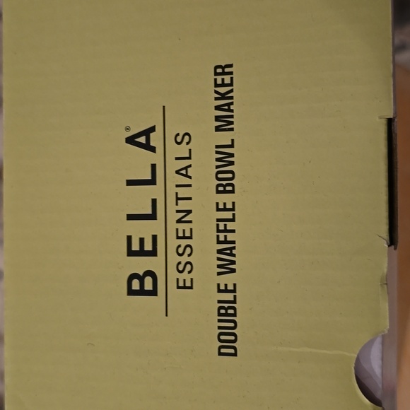 BELLA ESSENTIALS BRAND DOUBLE WAFFLE BOWL MAKER - Picture 7 of 7